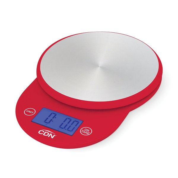 Cdn Digital Scale, 11 lb - Red SD1104-R